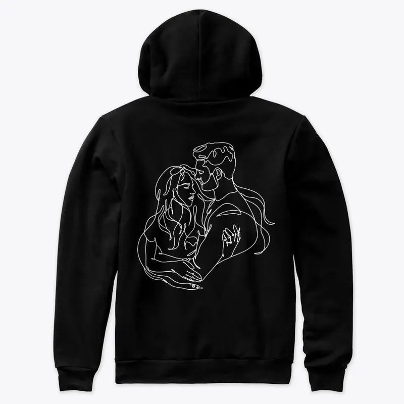 Adult Line Art Hoodie