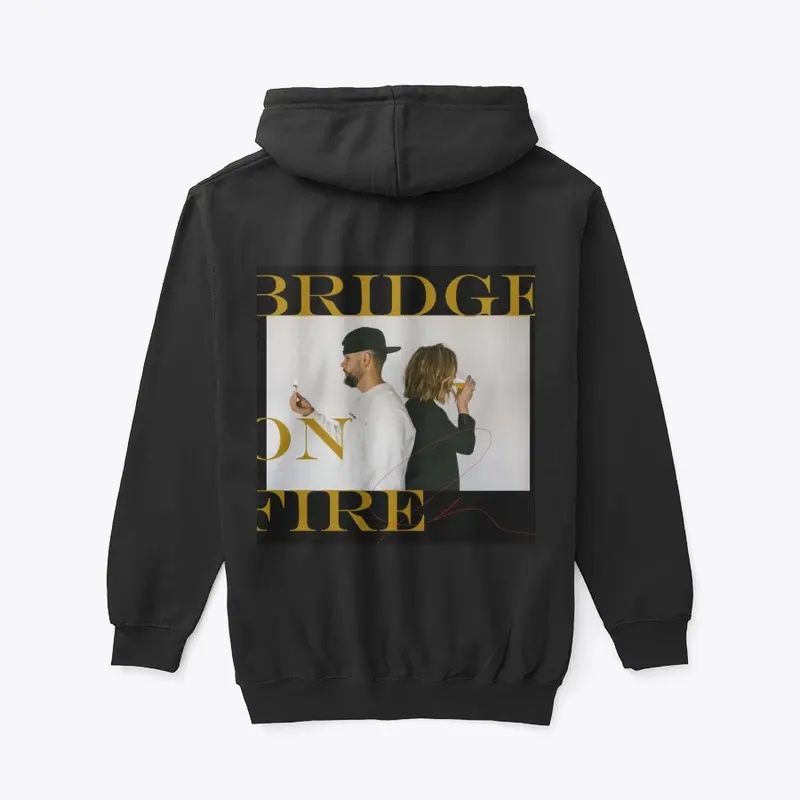 Bridge On Fire Zip Hoodie